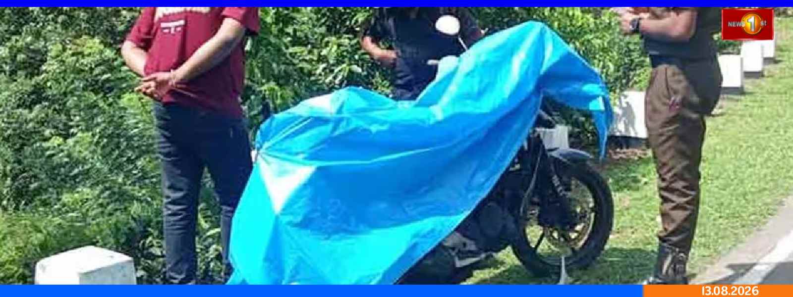 துப்பாக்கிதாரிகளின் மோட்டார் சைக்கிள் மீட்பு